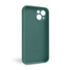 Чохол Full Silicone Case для Apple iPhone 13 pine green (55) закрита камера