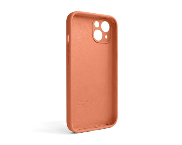 Чохол Full Silicone Case для Apple iPhone 13 new peach (66) закрита камера (без логотипу)