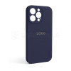 Чохол Full Silicone Case для Apple iPhone 13 Pro dark blue (08) закрита камера