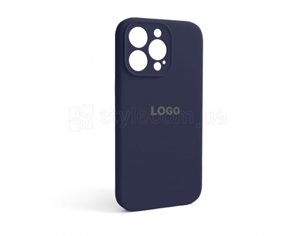 Чохол Full Silicone Case для Apple iPhone 13 Pro dark blue (08) закрита камера