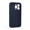 Чохол Full Silicone Case для Apple iPhone 13 Pro dark blue (08) закрита камера (без логотипу)