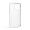 Чохол Full Silicone Case для Apple iPhone 13 Pro white (09) закрита камера (без логотипу)