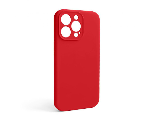 Чохол Full Silicone Case для Apple iPhone 13 Pro red (14) закрита камера (без логотипу)