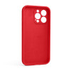 Чохол Full Silicone Case для Apple iPhone 13 Pro red (14) закрита камера (без логотипу)