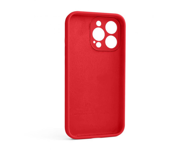 Чохол Full Silicone Case для Apple iPhone 13 Pro red (14) закрита камера (без логотипу)