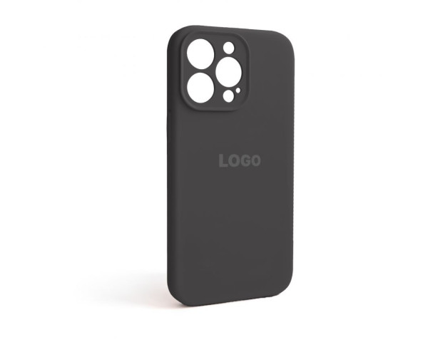 Чохол Full Silicone Case для Apple iPhone 13 Pro dark grey (15) закрита камера