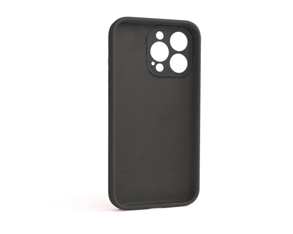 Чохол Full Silicone Case для Apple iPhone 13 Pro dark grey (15) закрита камера