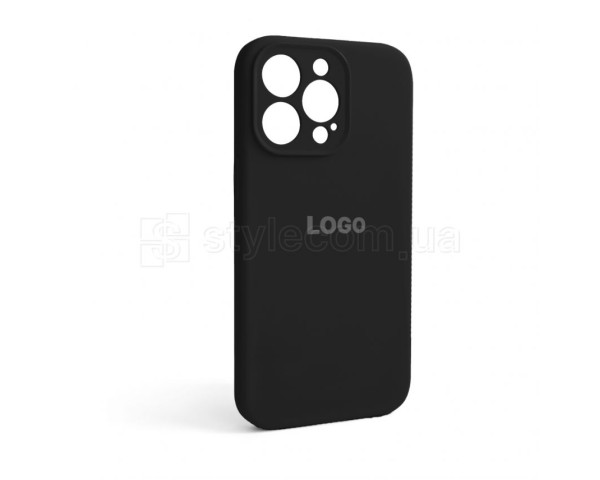 Чохол Full Silicone Case для Apple iPhone 13 Pro black (18) закрита камера