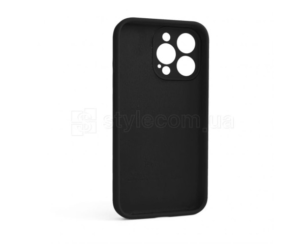 Чохол Full Silicone Case для Apple iPhone 13 Pro black (18) закрита камера