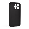 Чохол Full Silicone Case для Apple iPhone 13 Pro black (18) закрита камера (без логотипу)
