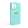 Чохол Full Silicone Case для Apple iPhone 13 Pro sea blue (21) закрита камера