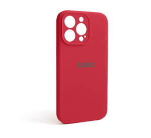 Чохол Full Silicone Case для Apple iPhone 13 Pro camellia (25) закрита камера