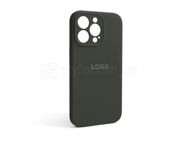 Чохол Full Silicone Case для Apple iPhone 13 Pro dark olive (35) закрита камера