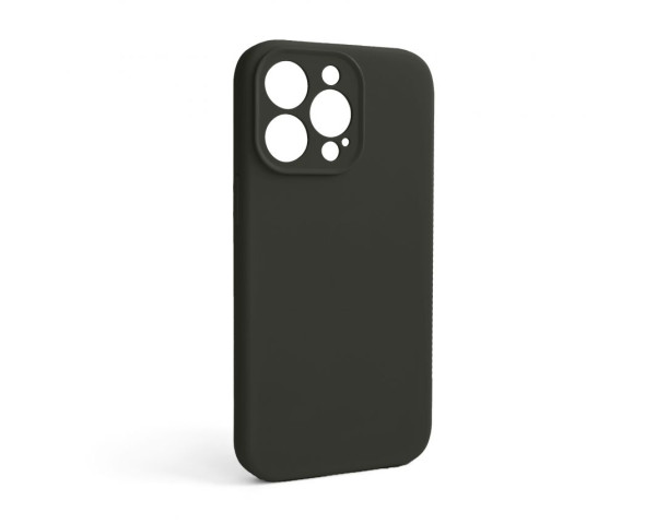 Чохол Full Silicone Case для Apple iPhone 13 Pro dark olive (35) закрита камера (без логотипу)