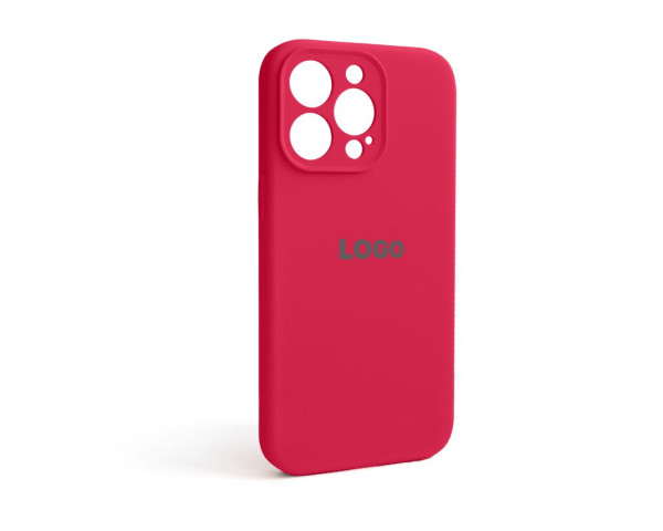 Чохол Full Silicone Case для Apple iPhone 13 Pro rose red (37) закрита камера