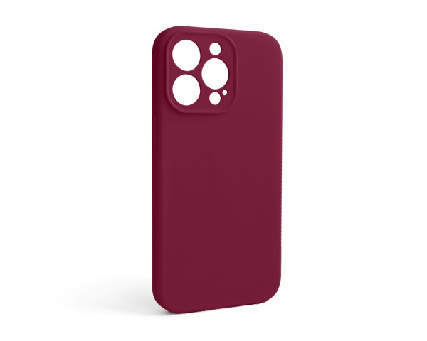 Чохол Full Silicone Case для Apple iPhone 13 Pro rose red (37) закрита камера (без логотипу)