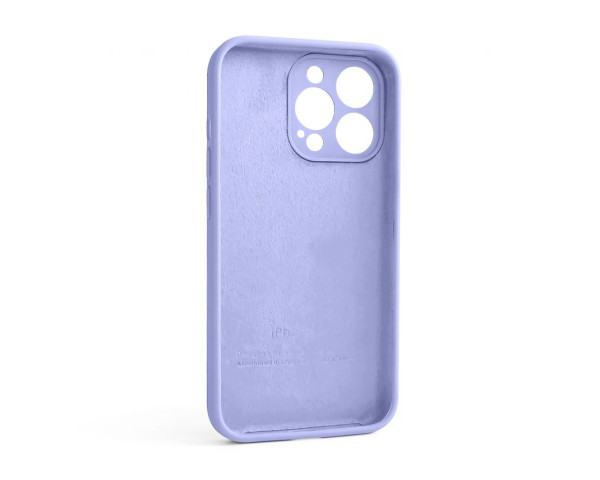 Чохол Full Silicone Case для Apple iPhone 13 Pro lilac (39) закрита камера (без логотипу)