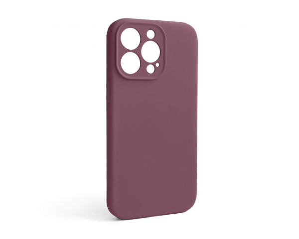 Чохол Full Silicone Case для Apple iPhone 13 Pro maroon (42) закрита камера (без логотипу)