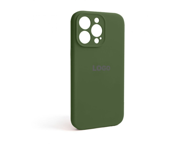Чохол Full Silicone Case для Apple iPhone 13 Pro army green (45) закрита камера