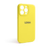 Чохол Full Silicone Case для Apple iPhone 13 Pro canary yellow (50) закрита камера