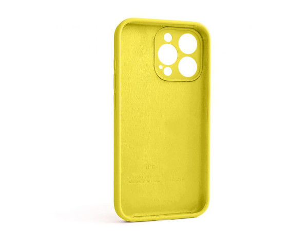 Чохол Full Silicone Case для Apple iPhone 13 Pro canary yellow (50) закрита камера
