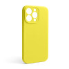 Чохол Full Silicone Case для Apple iPhone 13 Pro canary yellow (50) закрита камера (без логотипу)