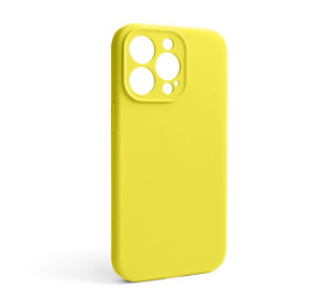 Чохол Full Silicone Case для Apple iPhone 13 Pro canary yellow (50) закрита камера (без логотипу)