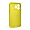 Чохол Full Silicone Case для Apple iPhone 13 Pro canary yellow (50) закрита камера (без логотипу)