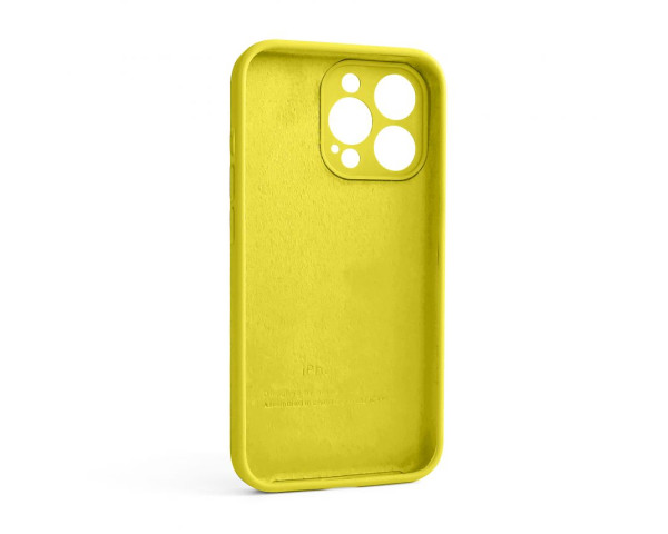 Чохол Full Silicone Case для Apple iPhone 13 Pro canary yellow (50) закрита камера (без логотипу)