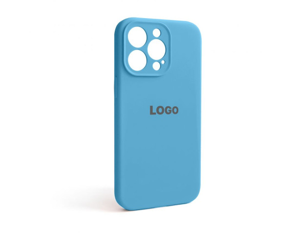 Чохол Full Silicone Case для Apple iPhone 13 Pro cornflower (53) закрита камера