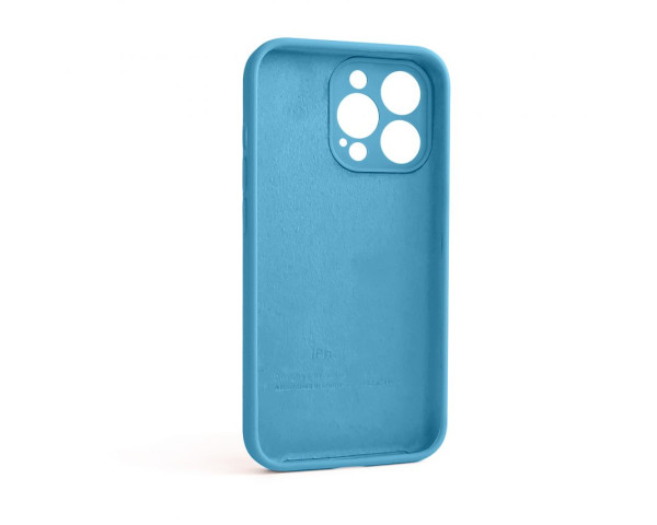 Чохол Full Silicone Case для Apple iPhone 13 Pro cornflower (53) закрита камера