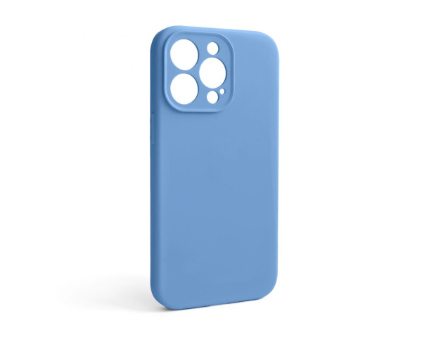 Чохол Full Silicone Case для Apple iPhone 13 Pro cornflower (53) закрита камера (без логотипу)
