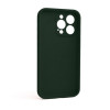 Чохол Full Silicone Case для Apple iPhone 13 Pro atrovirens green (54) закрита камера
