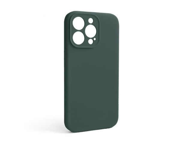 Чохол Full Silicone Case для Apple iPhone 13 Pro pine green (55) закрита камера (без логотипу)