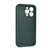 Чохол Full Silicone Case для Apple iPhone 13 Pro pine green (55) закрита камера (без логотипу)