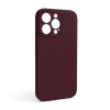 Чохол Full Silicone Case для Apple iPhone 13 Pro plum (57) закрита камера (без логотипу)