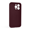 Чохол Full Silicone Case для Apple iPhone 13 Pro plum (57) закрита камера (без логотипу)