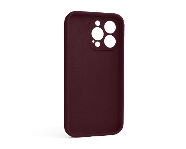 Чохол Full Silicone Case для Apple iPhone 13 Pro plum (57) закрита камера (без логотипу)
