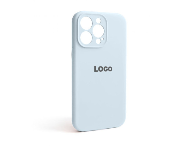 Чохол Full Silicone Case для Apple iPhone 13 Pro sky blue (58) закрита камера