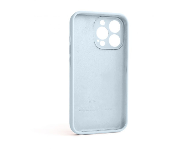 Чохол Full Silicone Case для Apple iPhone 13 Pro sky blue (58) закрита камера