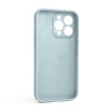 Чохол Full Silicone Case для Apple iPhone 13 Pro sky blue (58) закрита камера (без логотипу)
