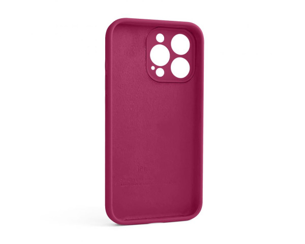 Чохол Full Silicone Case для Apple iPhone 13 Pro pomegranate (59) закрита камера (без логотипу)