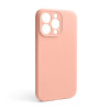 Чохол Full Silicone Case для Apple iPhone 13 Pro grapefruit (61) закрита камера (без логотипу)