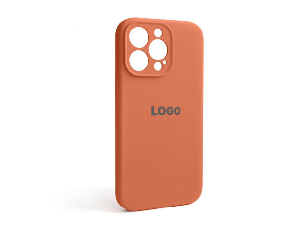 Чохол Full Silicone Case для Apple iPhone 13 Pro new peach (66) закрита камера