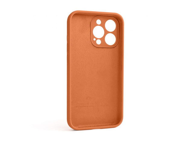 Чохол Full Silicone Case для Apple iPhone 13 Pro new peach (66) закрита камера