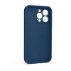 Чохол Full Silicone Case для Apple iPhone 13 Pro deep navy (68) закрита камера
