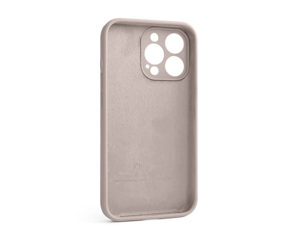 Чохол Full Silicone Case для Apple iPhone 13 Pro grey pink (73) закрита камера