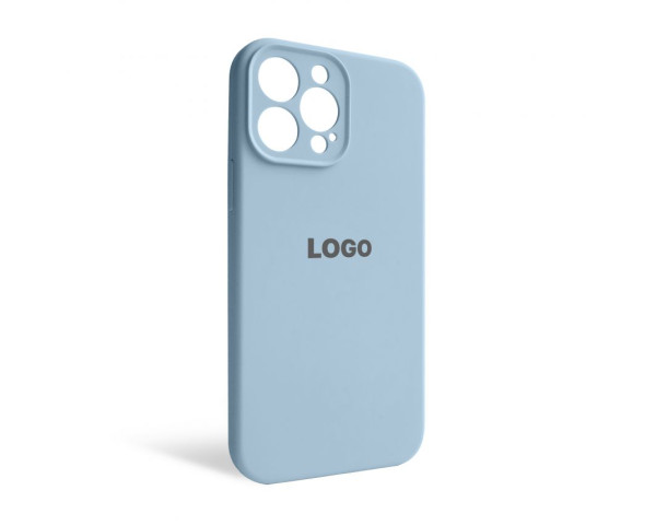 Чохол Full Silicone Case для Apple iPhone 13 Pro Max light blue (05) закрита камера