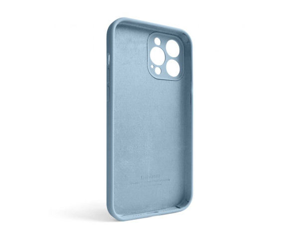 Чохол Full Silicone Case для Apple iPhone 13 Pro Max light blue (05) закрита камера