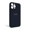 Чохол Full Silicone Case для Apple iPhone 13 Pro Max dark blue (08) закрита камера